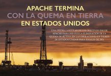 Apache termina con la quema en tierra en Estados Unidos