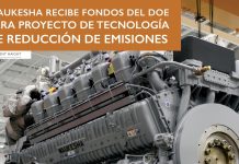 Waukesha recibe fondos del DOE para proyecto de tecnología de reducción de emisiones