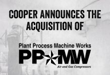 Cooper adquiere Plant Process Machine Works